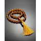 Islamic 33 Lemon Amber Prayer Beads, image , picture 2