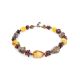 Multicolor Raw Amber Beaded Necklace The Indonesia, image , picture 3