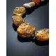 Raw Amber Beaded Necklace The Indonesia, image , picture 2