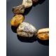 Raw Amber Beaded Necklace The Indonesia, image , picture 2