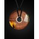Honey Amber And Wood Pendant The Indonesia, image , picture 3