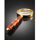 Handmade Amber Magnifying Glass With Wood The Indonesia, image , picture 2