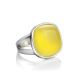 Honey Amber Ring In Sterling Silver The Copenhagen, Ring Size: 11 / 20.5, image , picture 4