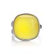 Honey Amber Ring In Sterling Silver The Copenhagen, Ring Size: 11 / 20.5, image , picture 3
