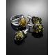 Faceted Amber Ring In sterling Silver The Jazz, Ring Size: 11.5 / 21, image , picture 6