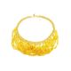 Handcrafted Amber Necklace With Yellow Glass Beads The Fable, image , picture 3