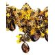 Multicolor Amber Necklace With Brown Beads The Fable, image , picture 3
