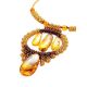 Handcrafted Lemon Amber Necklace With Beads The Fable, image , picture 3