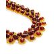 Amber Necklace With Yellow Glass Beads The Fable, image , picture 3