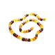 Multicolor Amber Square Beaded Necklace The Sugar, image , picture 3