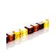Multicolor Amber Square Beaded Necklace The Sugar, image , picture 4