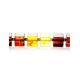 Multicolor Amber Square Beaded Necklace The Sugar, image , picture 5