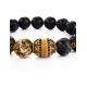 Black Amber Beaded Bracelet With Ebony Wood The Cuba, image , picture 3