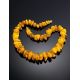 Honey Amber Beaded Necklace, image , picture 2