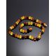Multicolor Amber Square Beaded Necklace The Sugar, image , picture 2