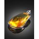 Amber Pendant In Sterling Silver With Inclusions The Clio, image , picture 2