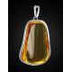 Amber Pendant In Sterling Silver With inclusions the Clio, image , picture 4