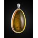 Amber Pendant In Sterling Silver With Inclusion The Clio, image , picture 5