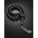 Unique Islamic 33 Black Amber Prayer Beads The Cuba, image , picture 2