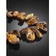 Black Amber Beaded Necklace, image , picture 4