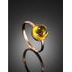 Amber Ring In Gold With Inclusion The Clio, Ring Size: 6 / 16.5, image , picture 2