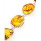 Link Amber Bracelet In Sterling Silver The Clio, image , picture 6