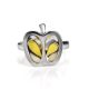 Sweet Honey Amber Apple Ring In Sterling Silver The Confiture​, Ring Size: 11.5 / 21, image , picture 3