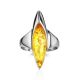 Lemon Amber Ring In Sterling Silver The Gaudi, Ring Size: 5.5 / 16, image , picture 4