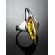 Lemon Amber Ring In Sterling Silver The Gaudi, Ring Size: 12 / 21.5, image , picture 2