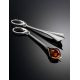 Stylish Amber Earrings In Sterling Silver The Calla Lily, image , picture 2