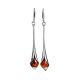 Stylish Amber Earrings In Sterling Silver The Calla Lily, image , picture 4