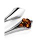 Stylish Amber Earrings In Sterling Silver The Calla Lily, image , picture 3