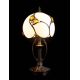 Cognac Amber Table Lamp With Brass, image , picture 2