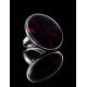 Cocktail Amber Ring In Sterling Silver The Monaco, Ring Size: 6.5 / 17, image , picture 2