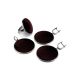 Drop Amber Earrings In Sterling Silver The Monaco, image , picture 5