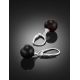 Black Amber Earrings The Cuba, image , picture 2