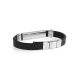 Rubber Mens Wristband With Amber Mosaic The Grunge, image , picture 3