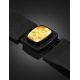 Dark Leather Bracelet With Honey Amber The Amazon, image , picture 2