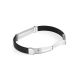 Unisex Rubber Bracelet With Bright Amber Mosaic The Grunge, image , picture 3