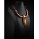 Ornate Braided Necklace With Amber And Glass Beads The india, image , picture 2