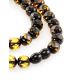 Faceted Green Amber Beaded Necklace The Prague, image , picture 4