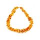 Honey Amber Beaded Necklace, image , picture 3
