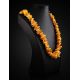 Honey Amber Beaded Necklace, image , picture 2