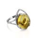 Lovely Amber Ring In Sterling Silver The Selena, Ring Size: 6.5 / 17, image , picture 4