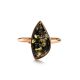 Adjustable Amber Ring In Gold The Lagoon, Ring Size: Adjustable, image , picture 4