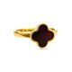 Alhambra Amber Ring In Gold-Plated Silver The Monaco, Ring Size: 11.5 / 21, image , picture 3