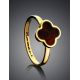 Alhambra Amber Ring In Gold-Plated Silver The Monaco, Ring Size: 7 / 17.5, image , picture 2