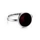 Round Amber Ring In Sterling Silver The Monaco, Ring Size: 5.5 / 16, image , picture 4