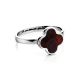 Alhambra Amber Ring In Sterling Silver The Monaco, Ring Size: 5 / 15.5, image , picture 3