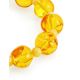Amber Ball Beaded Stretch Bracelet, image , picture 3